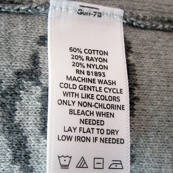 Heather Gray Jacquard Rose Boyfriend Cardigan - Picture 7 of 7